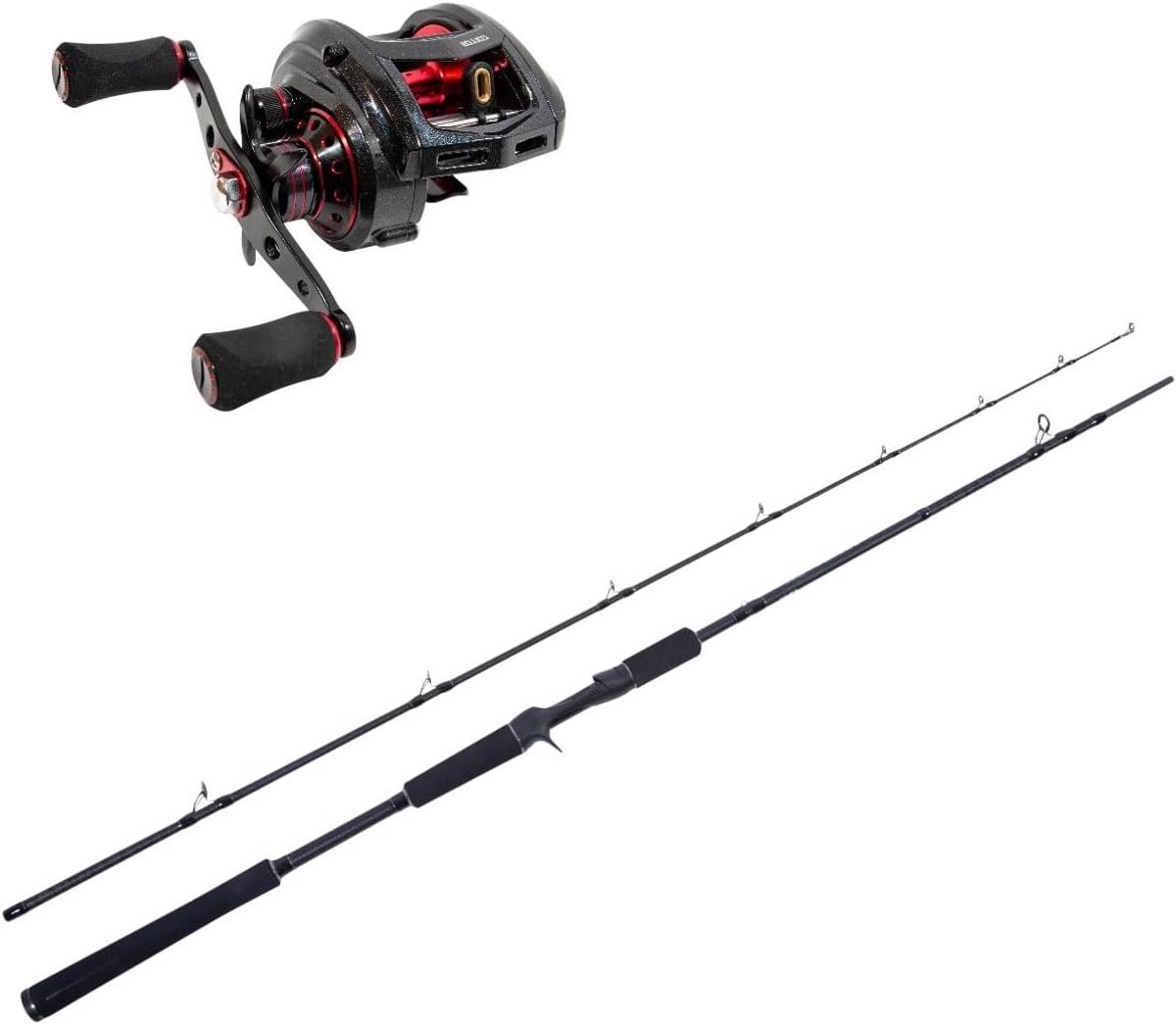 Baitcasthengel Set - Roofvis Set - Vissen met Kunstaas - Krachtige Ruggengraat - 2.00m 50-150g - Multi