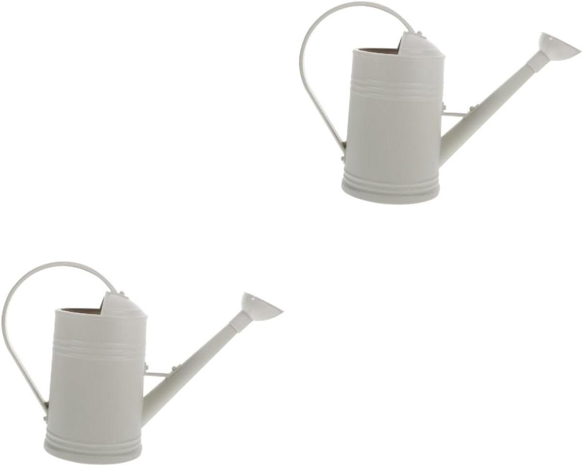Peuter Gieter - Drinkfles Tuin - Planten Water Geven - Lange Uitloop - 2 Stuks - Wit