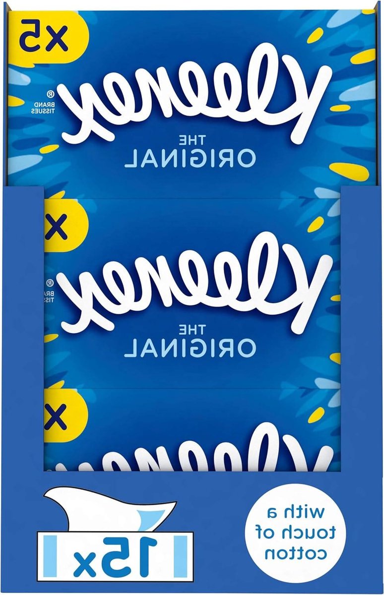 Gezichtsweefsels - Zachte tissues - Dagelijks gebruik - Met vleugje katoen - 15 dozen - Wit