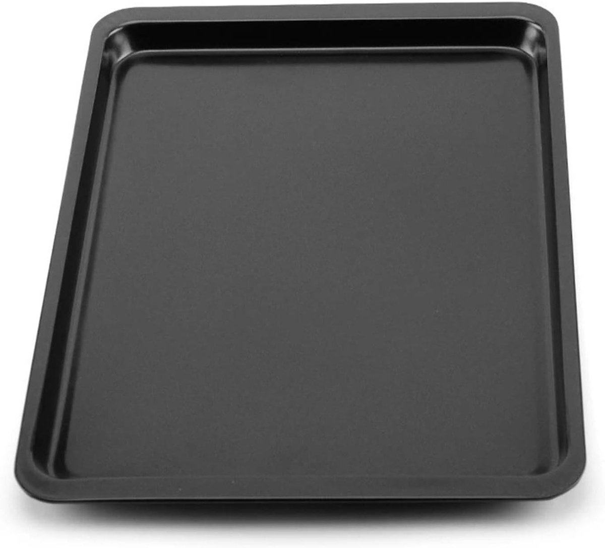 Bakplaten Set Oven Platen Bakken En Koken Non-stick Coating 2 Stuks Zwart