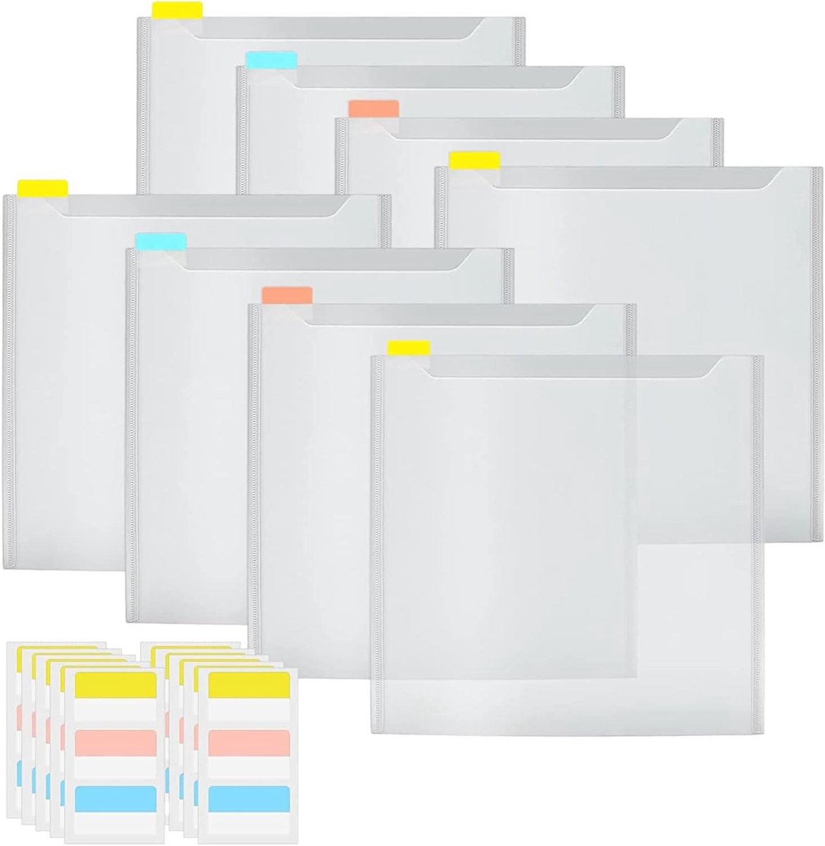 Papier Organizer - Opberger Hobby - Creatief Werken - Met Index Tabs - 12x12 Inch - Transparant