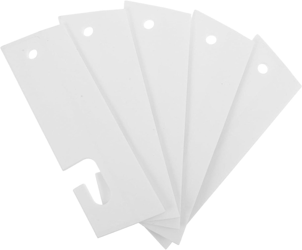 Siliconen Raamwissers - Mini Wisser Set - Streeploos Reinigen - Comfortabele Grip - 5 Stuks - Wit