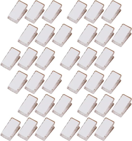 30 zelfklevende wandclips, 13 x 26 mm, mini haakjes voor foto's en decoraties, perfect voor thuis, kantoor en speciale evenementen