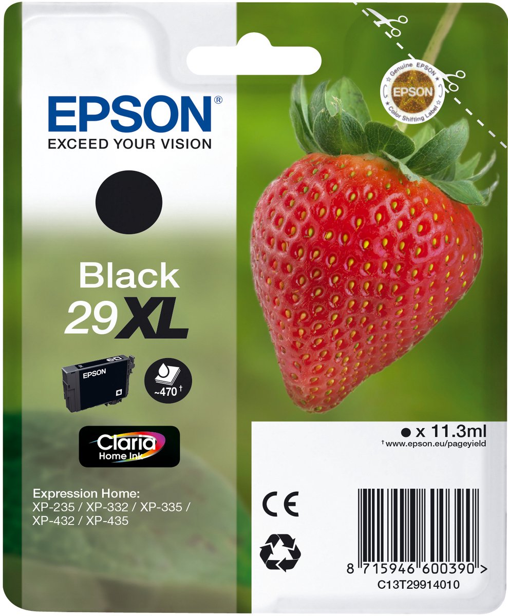 Epson 29XL- Inktcartridge / Zwart