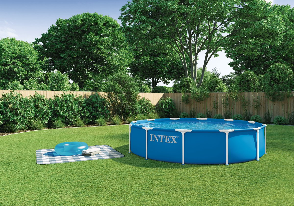 Intex Metal Frame Opzetzwembad Set - Ø 366 cm x 76 cm met filterpomp — afbeelding 2