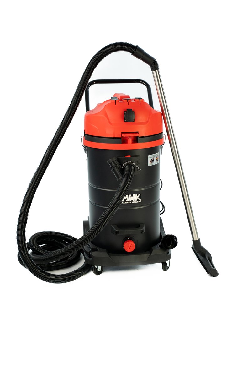 Maximum Work King 100L stofzuiger Black edition - 2800W - Nat en droog - twee motoren.