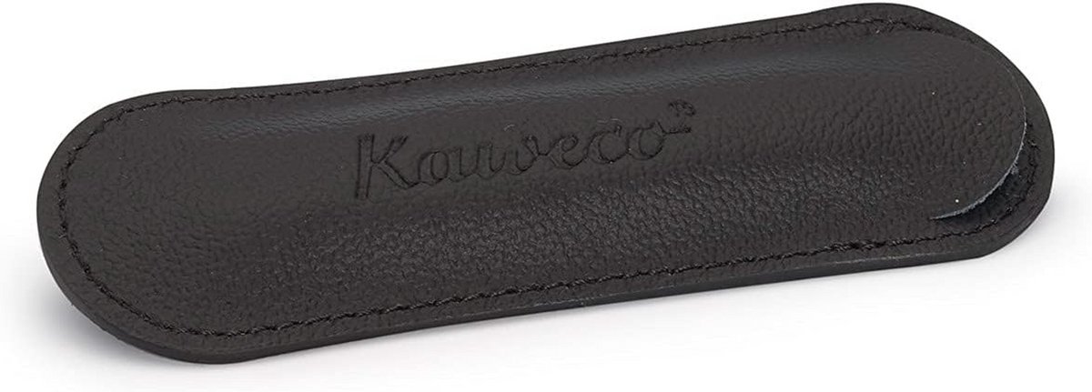 Leren Etui Zwart voor 1 Vulpen of Balpen - Duurzaam en Handgemaakt