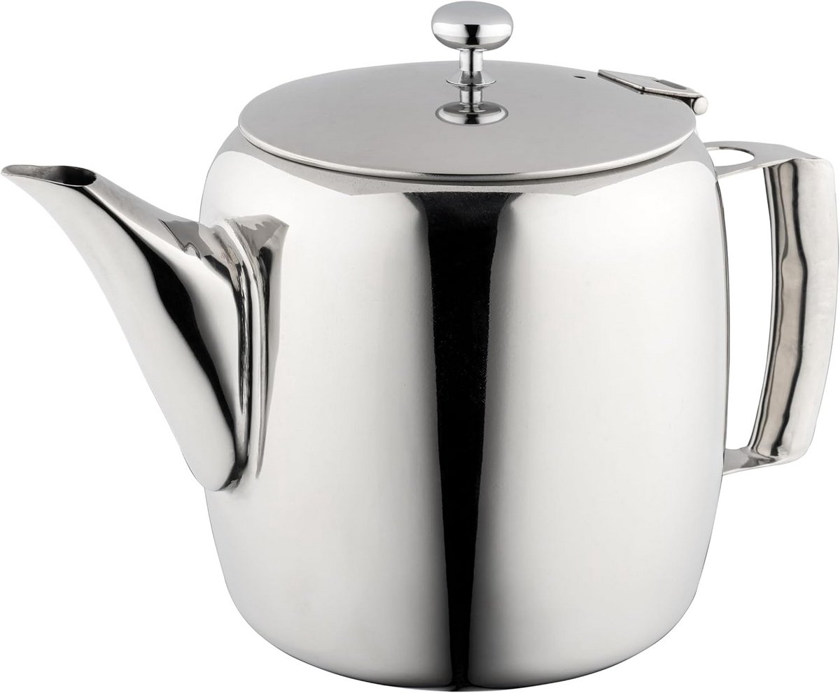 De Hoge Kwaliteit RVS Theepot met Druppelvrije Tuit voor Losse Thee