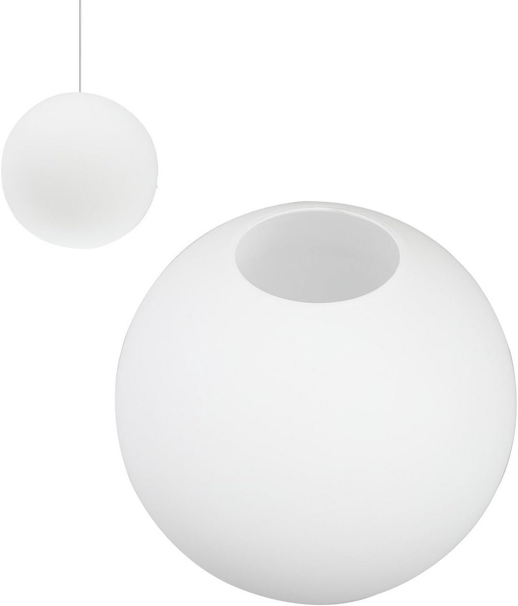 Witte Glazen Lampenkap Bol - Vervanging voor Plafondlampen 15 cm