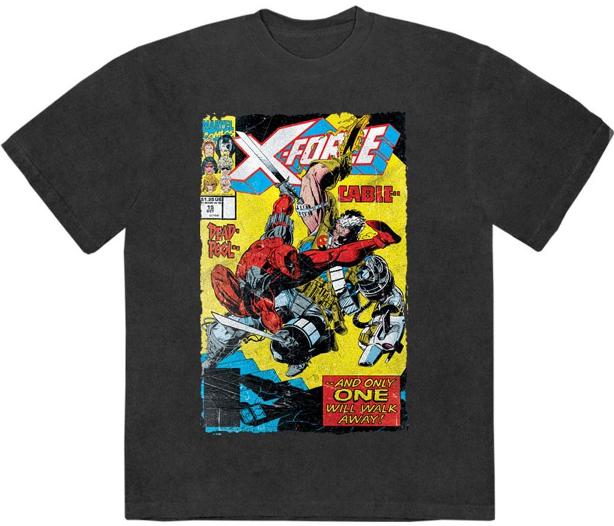Marvel - XForce Cable & Deadpool Heren Tshirt - 2XL - Zwart