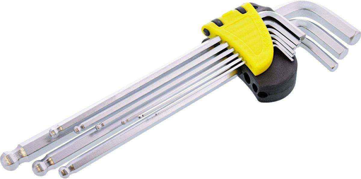 InLine® Zeskantsleutelset, lang, 9-delig