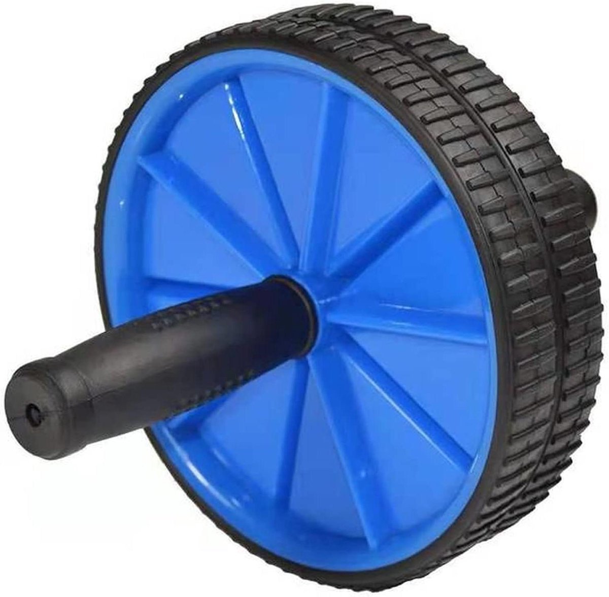 Buikspierroller Wielset - Thuis Oefenen - Core Training - Stabiel Ontwerp - 1000 Grams - Bruin
