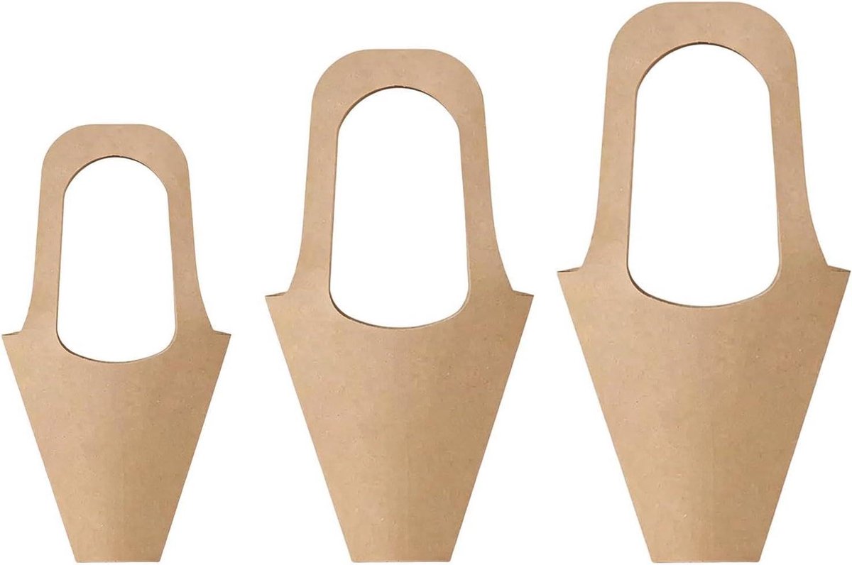 Bloemenzakken Set - Boeket Verpakking - Bloemen Presenteren - Met Handvat - 20 Stuks - Meerkleurig