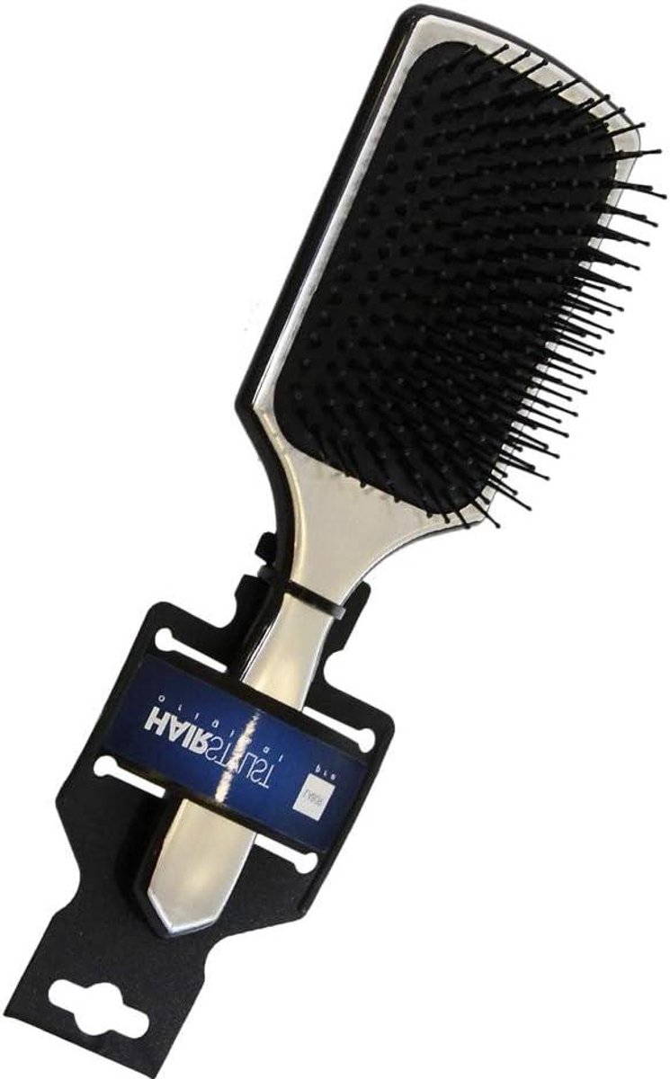 Haarstylingsborstel - Ontklitter Borstel - Haar Ontwarren - Professionele Kwaliteit - 28 cm - Zwart