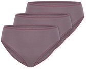 Schiesser 3PACK Slip Essentials Dames Onderbroek - mauve