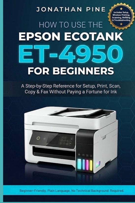 How To Use the Epson Ecotank Et-4950 For Beginners - cover