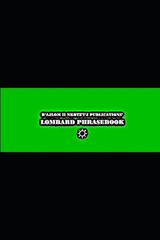 B'ajlom ii Nkotz'i'j Publications' Lombard Phrasebook - cover