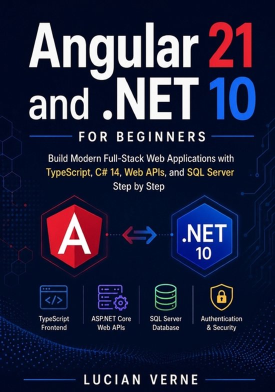 Angular 21 and .NET 10 for Beginners - cover