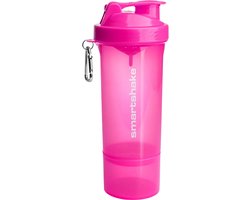 SmartShake Slim 500ml - 1 stuk - Neon Pink