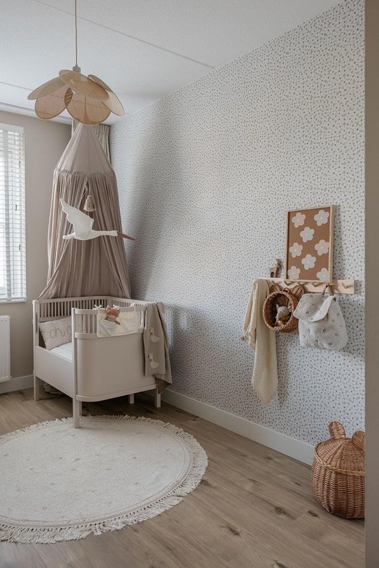 Gebreid katoenen speelgoed - Zacht knuffelbeest - Kamerdecoratie baby - Milieuvriendelijk materiaal - 22 cm - Beige — afbeelding 5