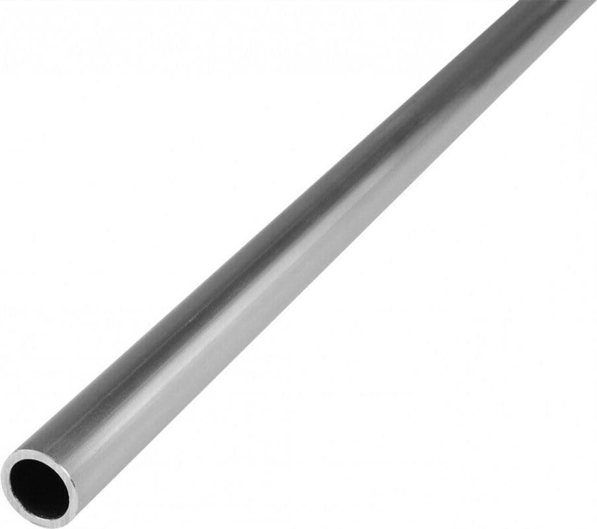 Aluminium Buis Rond - Metaalprofiel - Constructie Bouw - Lichtgewicht Robuust - 25 mm Diameter - Zilver