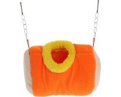 Levemolo Hamster Nest Parrot Cage Hanging Nest Chinchilla House Chinchilla Accessory Sturdy Hamster Cottage Sweet Shelter Mini Nest Cotton Material Crafts