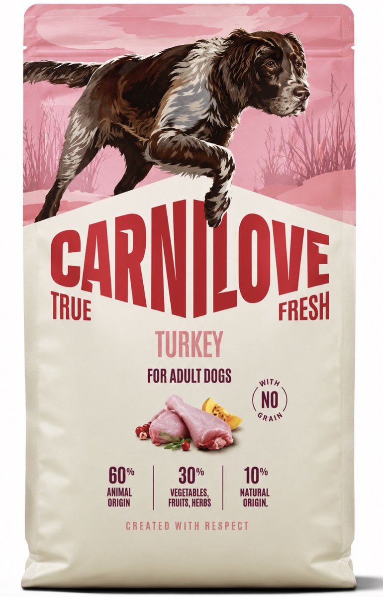 Carnilove Carnilove True Fresh - Adult - Kalkoen - 4 kg