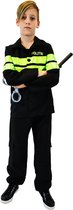 Rubie's Verkleedkostuum Politie Jongens Zwart/neongroen Mt 104