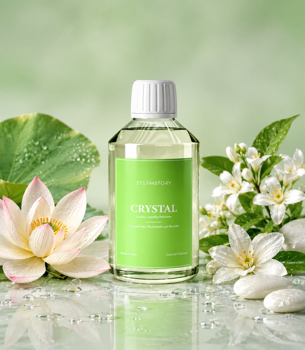 Steamstory Luxe Wasparfum Crystal - Tonkaboon, cederhout en een poederige muskus 250ml thumbnail 6