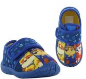 Paw Patrol - Pantoffels kinderen voor jongens - Chase, Marshall en Rubble Sloffen kind met klittenbandsluiting - Schoenen van 2 tot 6 jaar - Maat 26 - Blauw