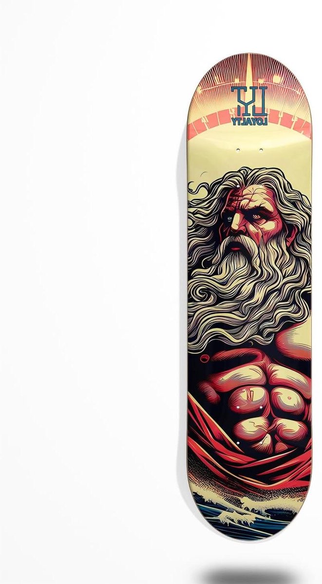 Skateboard Deck El Rey Street Tricks Duurzaam Ontwerp 8.25 Inch Natuurlijk