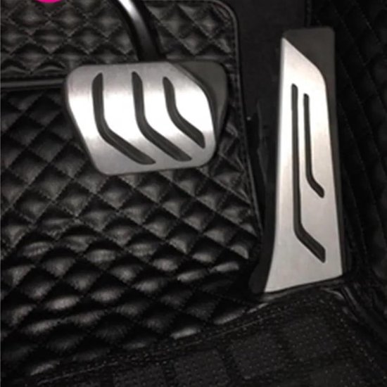 Pedaalhoezen Set - Auto Pedaal Covers - Verbeter Rijervaring - Antislip Ontwerp - 3 Delig - Zilver — afbeelding 2