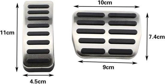Pedaalhoezen Set - Auto Interieur - Verbeterde Grip - Antislip Ontwerp - 1 Stuk - Metaal — afbeelding 5