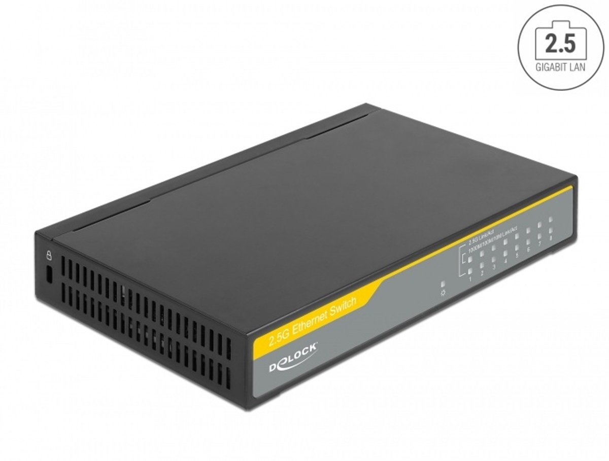 2.5 Gigabit Ethernet Switch 8 -poort