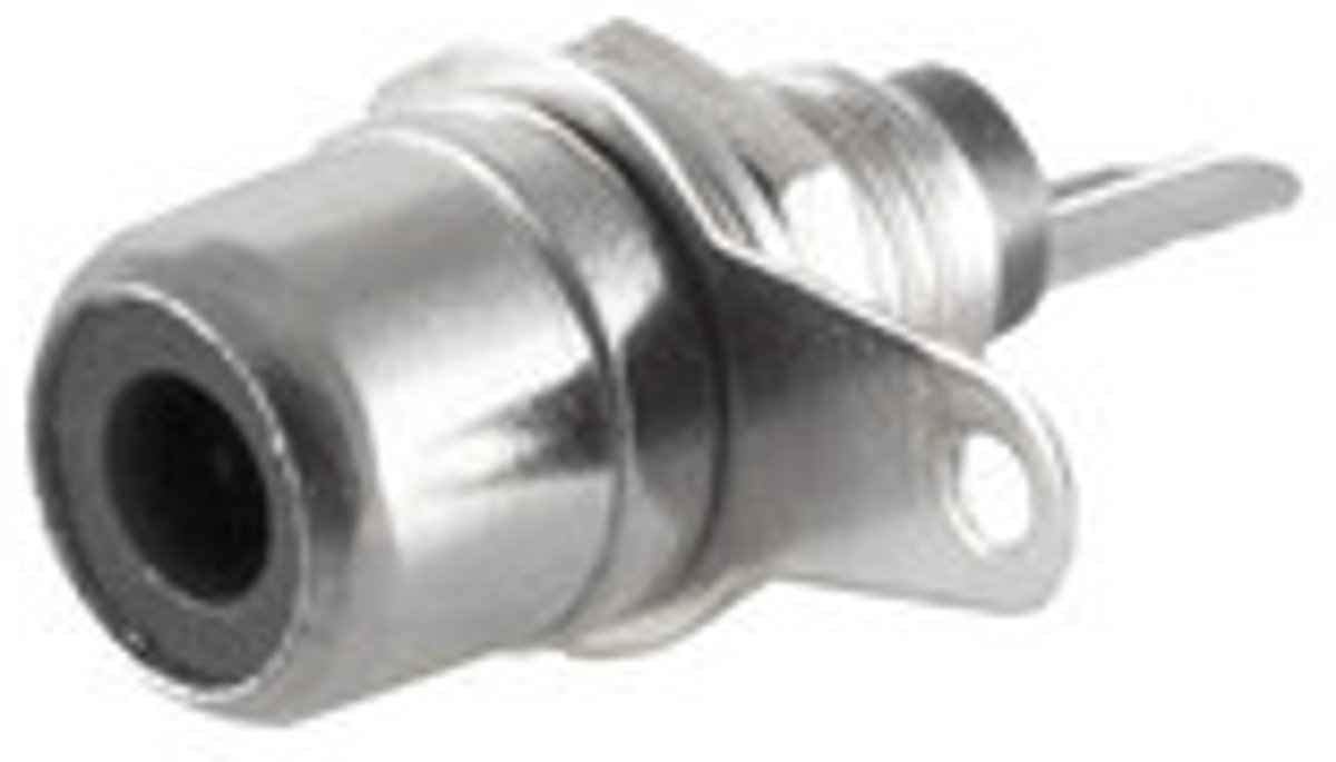 Soldeerbaar Mono Tulp Chassis (v) - Metaal - Zilver - Zwart Accent