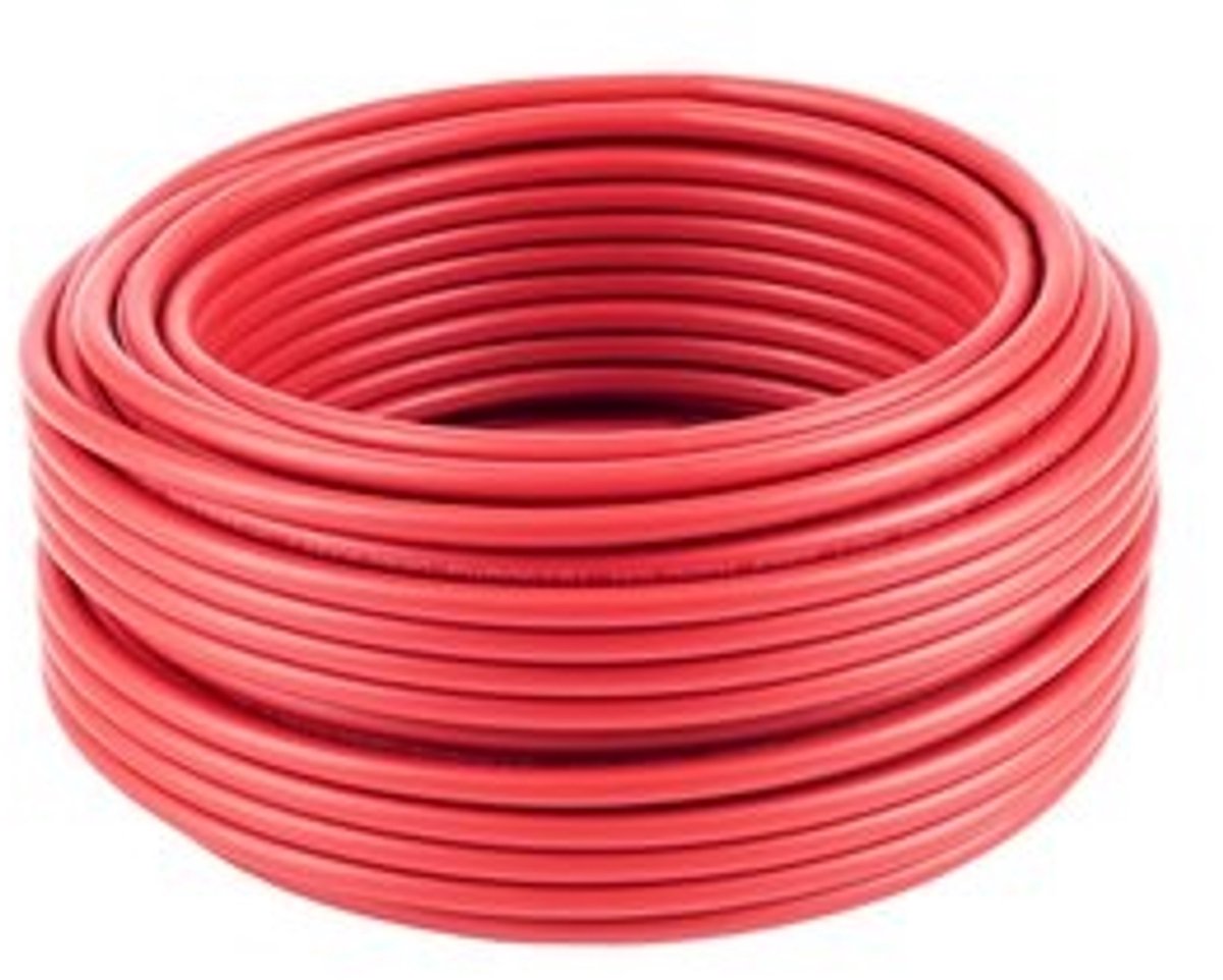 Solarkabel 4mm2 - Eca - H1Z2Z2-K - 25 meter - Rood