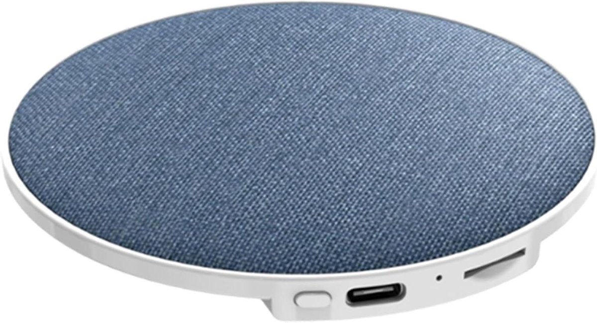 Kussenluidspreker - Slaap audio - Ontspannen slapen - Privé luisteren - 12 cm breed - Blauw