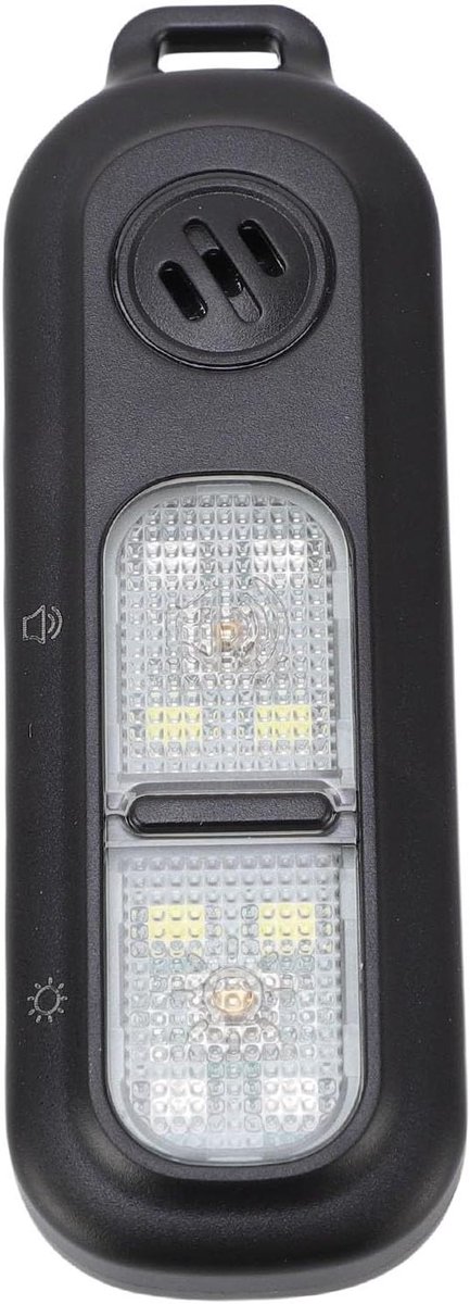 Persoonlijk Alarm - Noodsleutelhanger - Veiligheid Vergroten - 130dB Sirene - 9x6x2 cm - Zwart