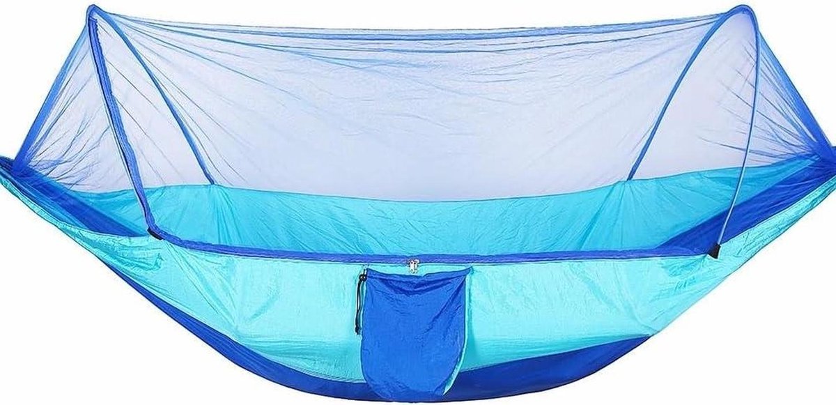 Hangmat met Klamboe - Kampeerhangmat Relax - Buiten Ontspannen - Snel Openend Ontwerp - 250 x 120 cm - Nylon
