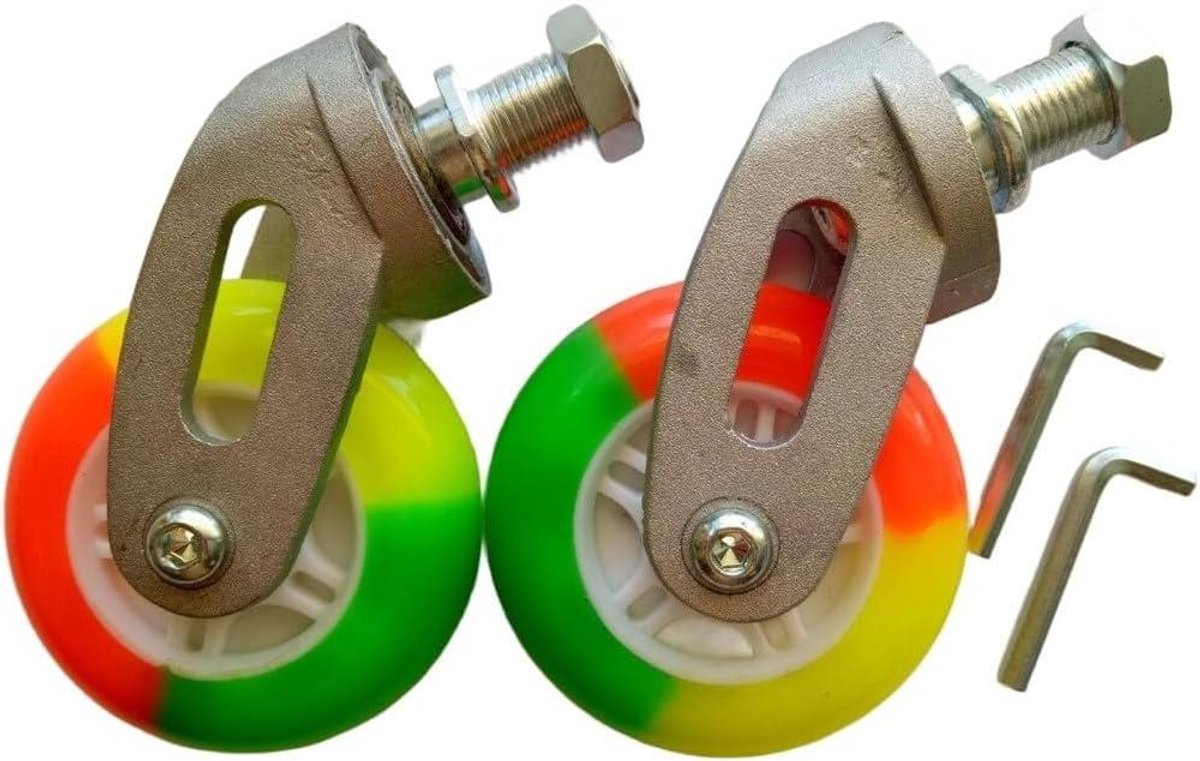 Waveboard wielset Casterboard wielen Skateboarden verbeteren Aluminiumlegering frame 80 mm wielen Kleurrijk