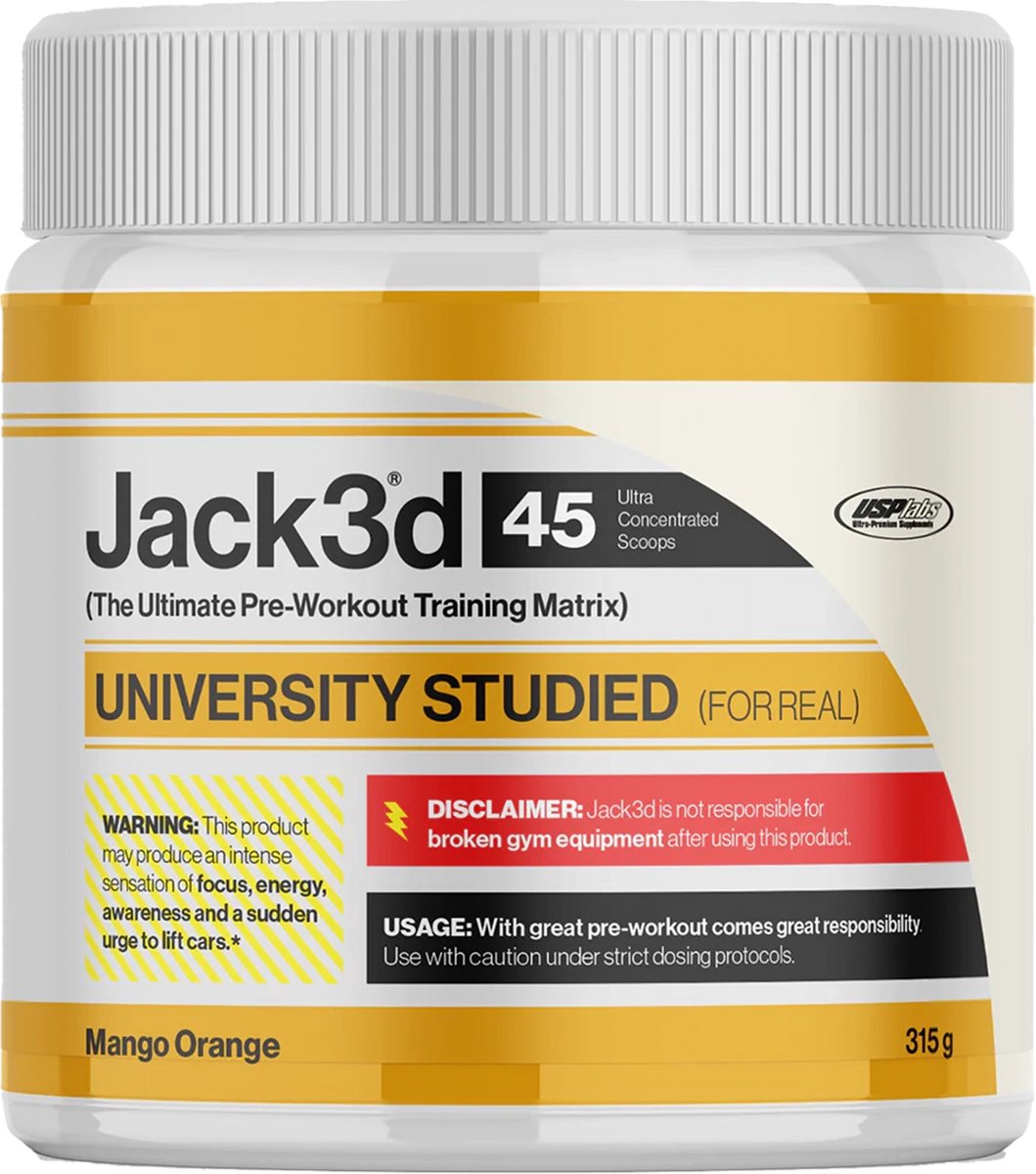 Jack3d Advanced - 45 servings - Mango Orange