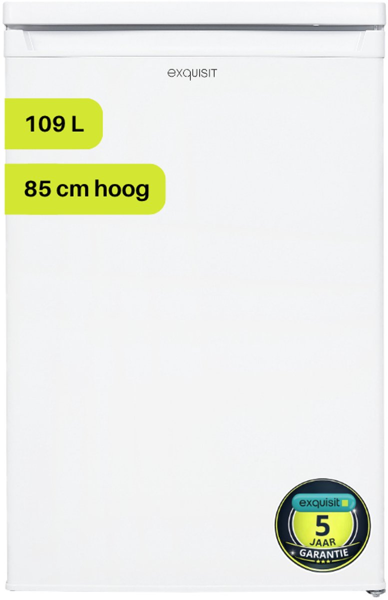 Bol.com Exquisit KS16-4-E-040EW - Tafelmodel koelkast - Met vriesvak - 5 Jaar Garantie - 109 liter - Wit aanbieding