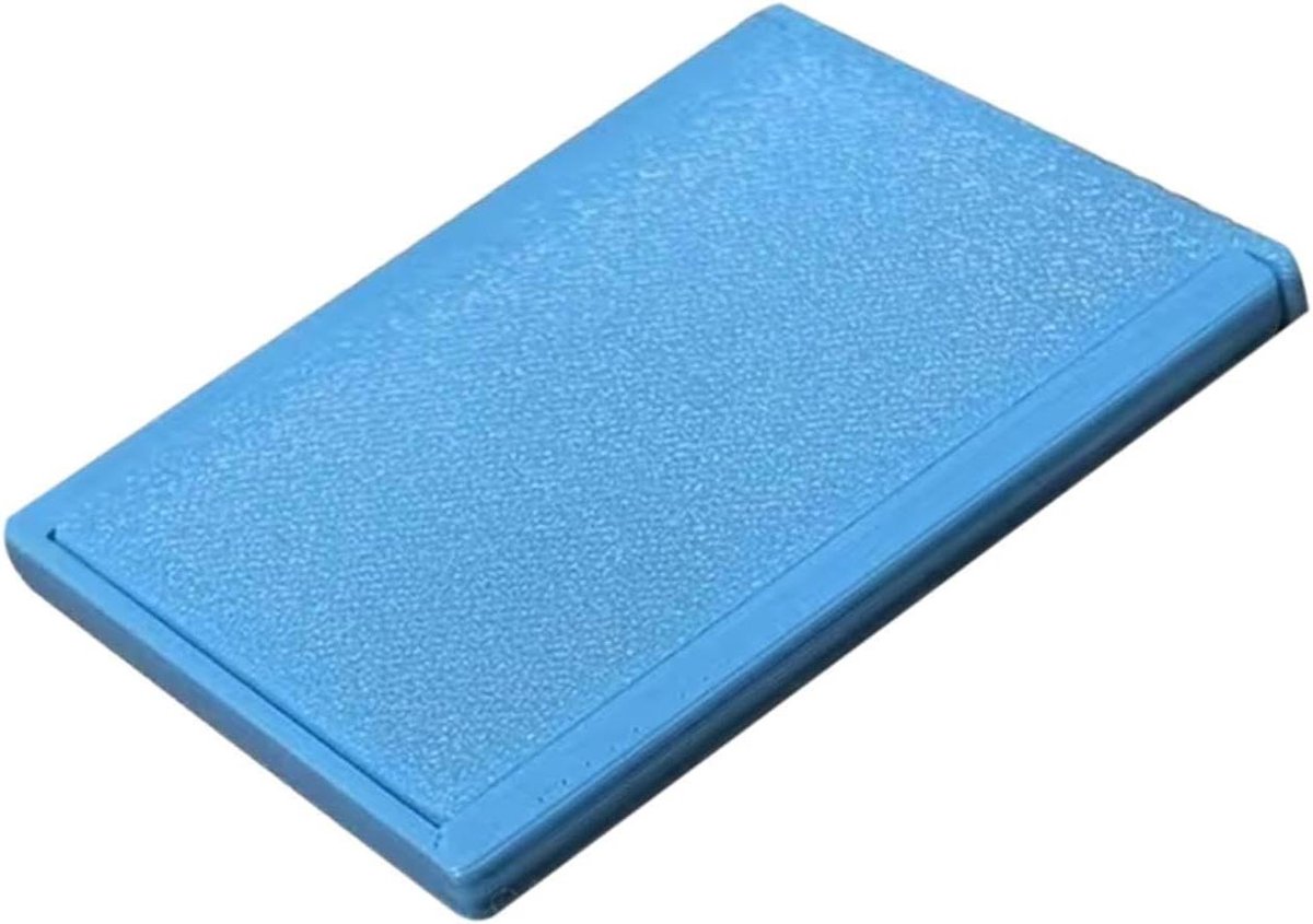 Geheugenkaarthouder - Kaartcase - Veilige Opslag - Schokbestendig Ontwerp - 6 x 4 x 1 cm - Blauw