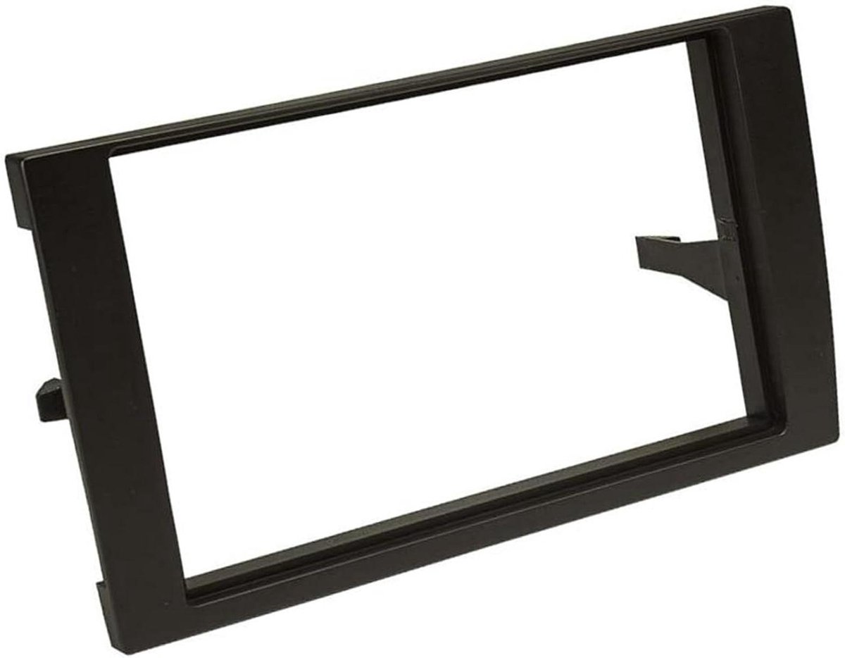 Autoradio Frame - Inbouwframe Stereo - Dashboard Installatie - Perfecte Pasvorm - 2 DIN - Zwart