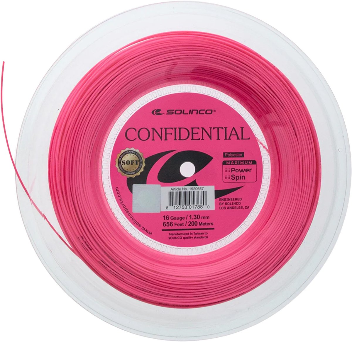 Solinco confidential SOFT 1.20mm tennissnaar 200m