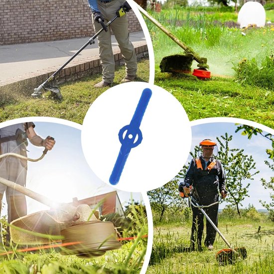 Snoeidraad Grasmaaier - Snijder Kop - Gazon Onderhoud - Zware Uitvoering - 100 Stuks - Blauw — afbeelding 2