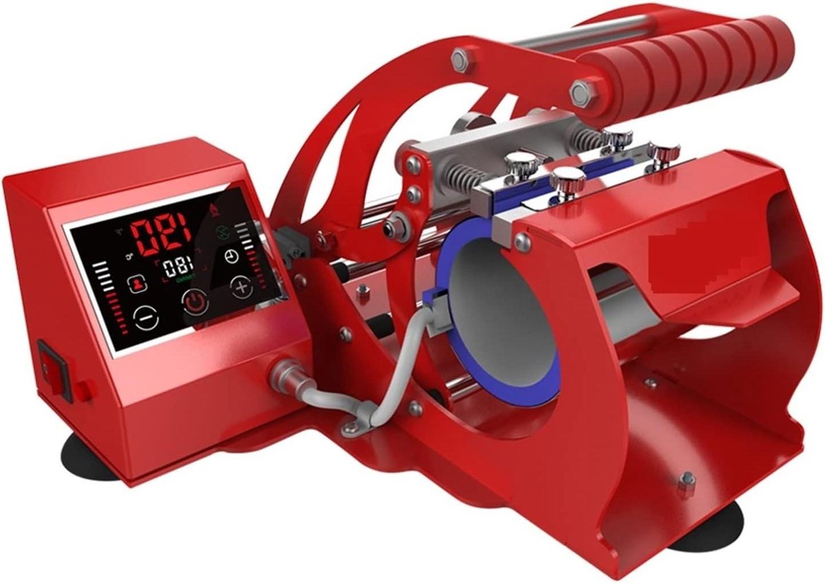 Mok Persmachine - Sublimatie Printer - Bedrukken van Mokken - LED Touchscreen - 11oz Mok - Meerdere Kleuren