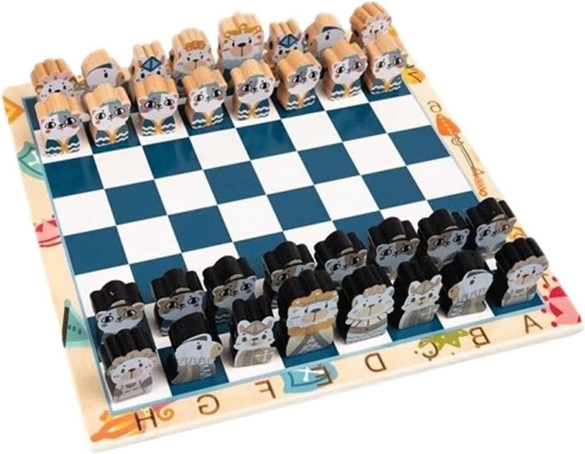 Schaakspel - Schaakbord set - Strategisch Spel - Duurzaam Hout - 30x30 cm - Niet gespecificeerd
