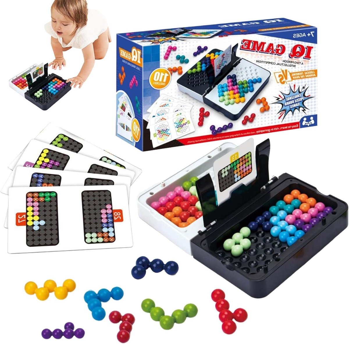 Puzzelspel - Breinspel Uitdagingen - Vaardigheden Opbouwen - Compact Reisformaat - 110 Uitdagingen - Niet gespecificeerd