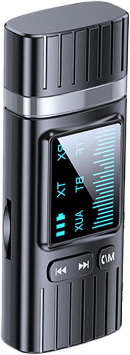 Draadloze Audio Adapter - Ontvanger Zender - Muziek Streamen - Lage Latentie - 15 Meter Bereik - Zwart